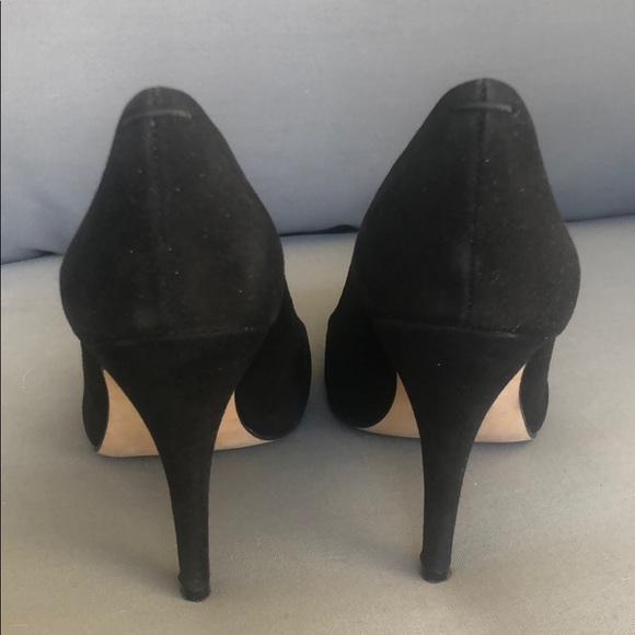 (Sold) Madewell Mira Black Suede Heels 6.5 - Picture 7 of 8